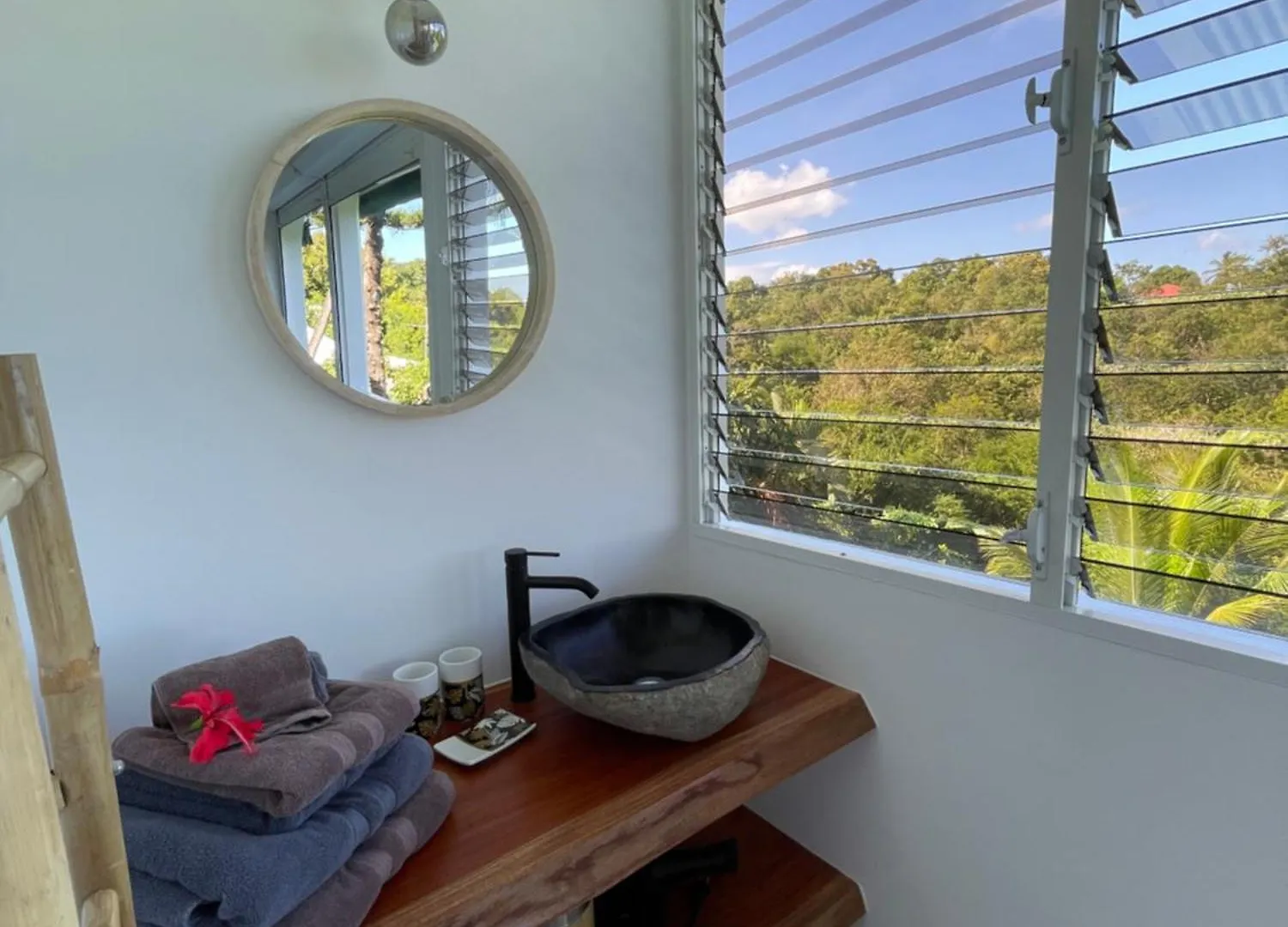 Lägenhet Le Jardin D Agatine Canopee Bouillante Guadeloupe